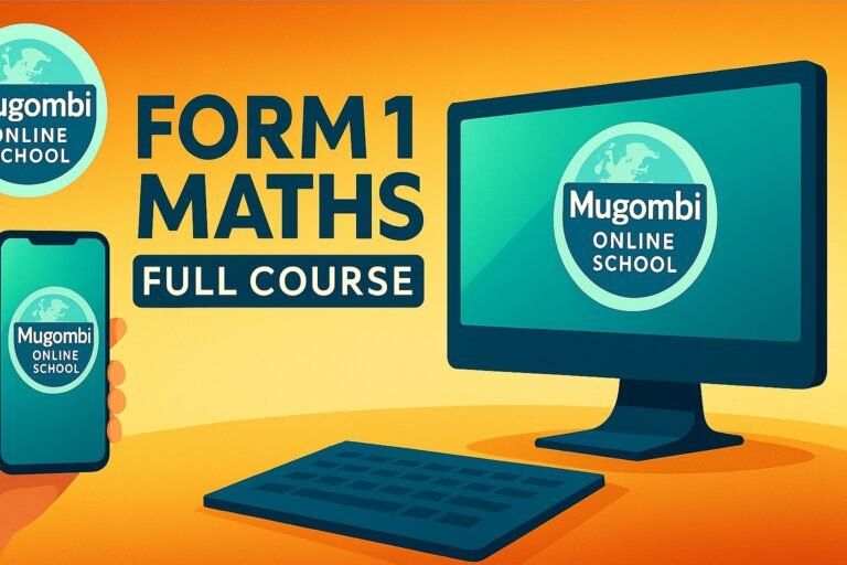 Form 1 Maths Full Course
