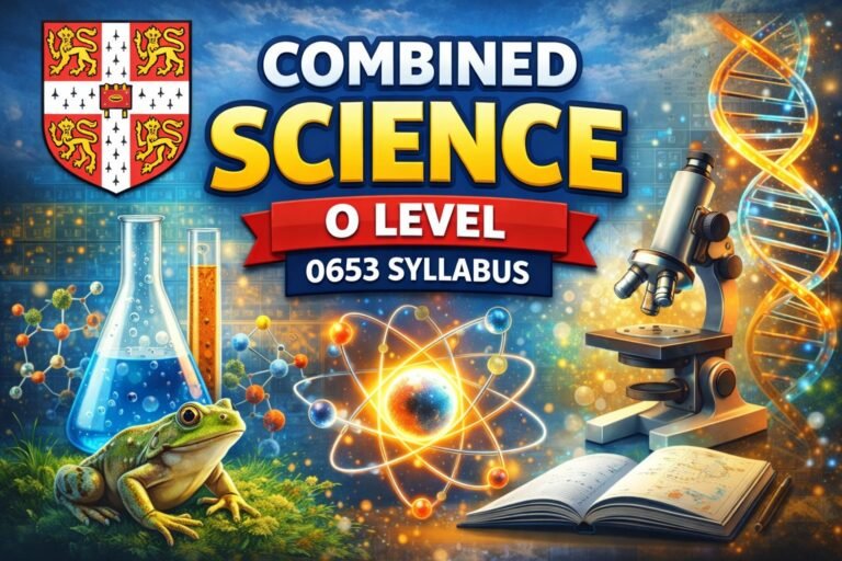Cambridge IGCSE O- Level Combined Science (0653)
