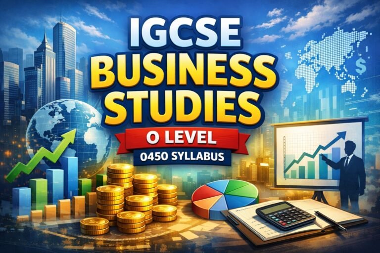 Cambridge IGCSE Business Studies (0450 syllabus)