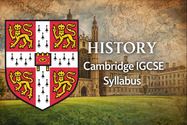 Cambridge IGCSE History 2147 Syllabus