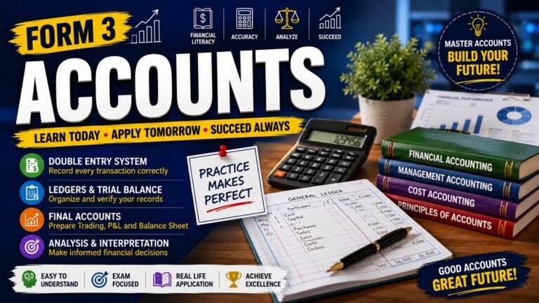 Form 3 Accounts