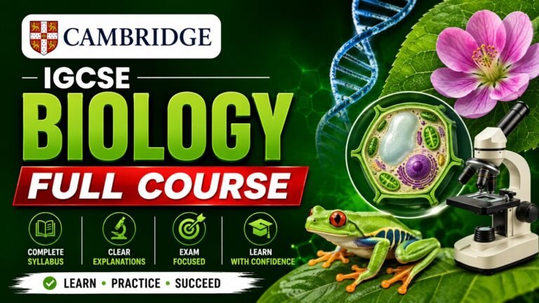 Biology Cambridge Full Course