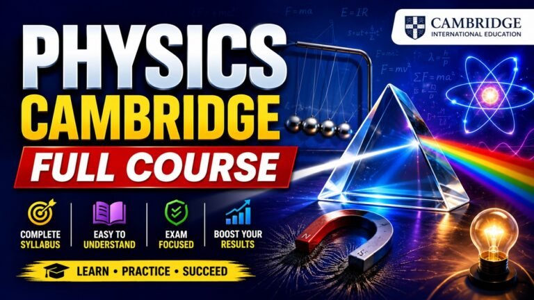 Physics Cambridge Full Course
